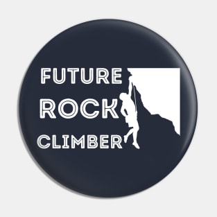 Future Rock Climber Pin