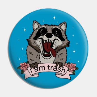 Raccoon - I am trash Pin