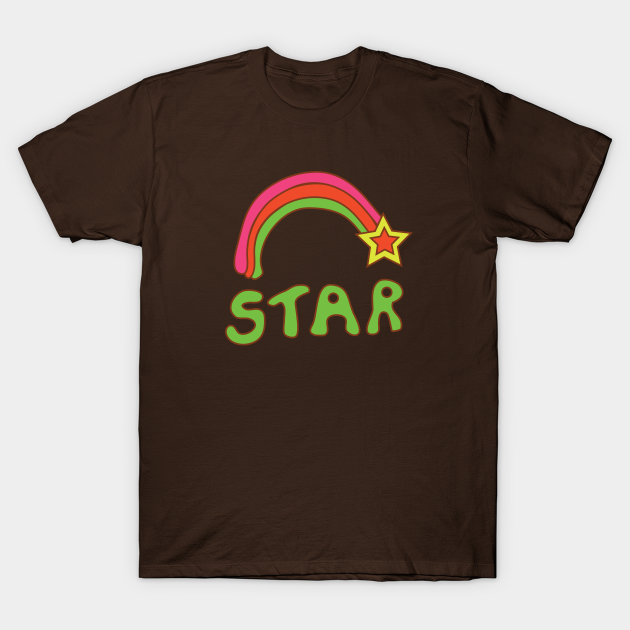 Rainbow Star 80s Fashion - 80s Fashion - T-Shirt