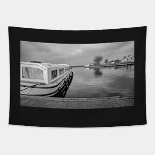 Holiday cruiser on the Norfolk Broads Tapestry