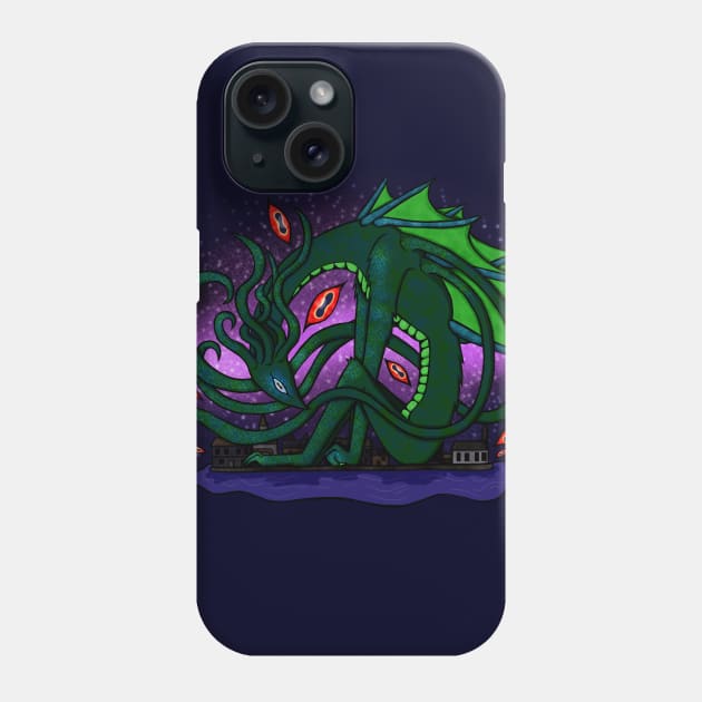 The Abyss Stares Back Phone Case by Dante6499