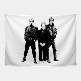 Retro The Police Tapestry