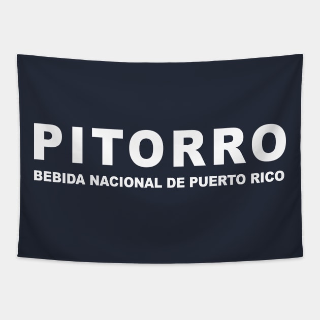 Puerto Rican Moonshine Pitorro La Bebida Nacional de Puerto Rico Tapestry by PuertoRicoShirts