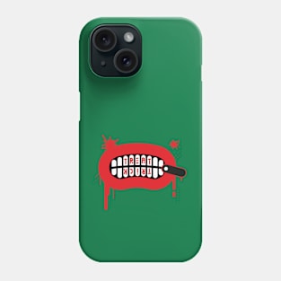 Treat or Trick Mouth With Zip Phone Case