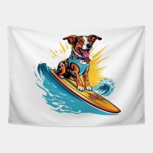 Surfer Dog Tapestry