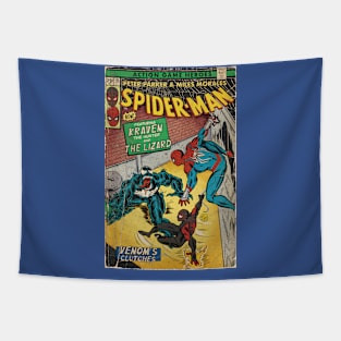 "Venom's Clutches" Comic Book Cover Fan Art Tapestry