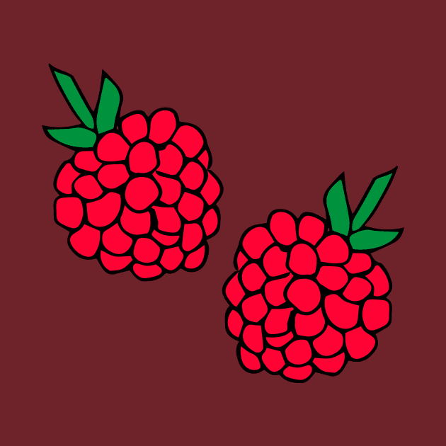 A pair of raspberries by ludar