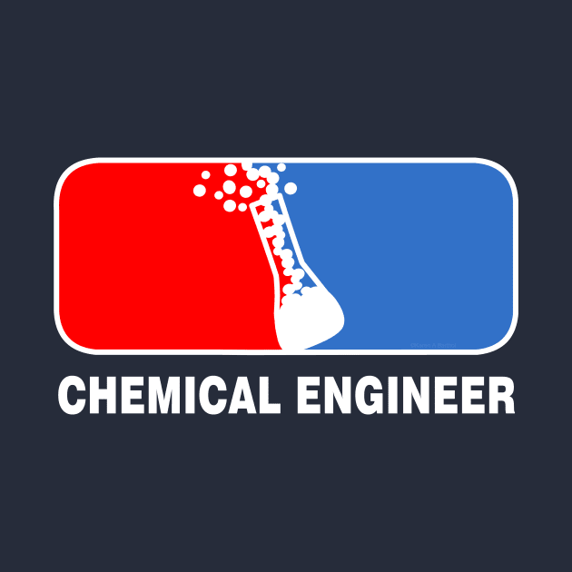 Chemical Engineer League White Text by Barthol Graphics