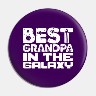 Best Grandpa In The Galaxy Pin