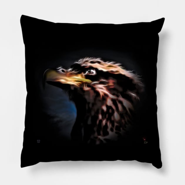 AMERICAN BALD EAGLE Pillow by Micks Prints