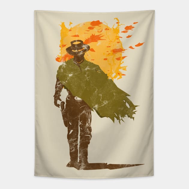 High Noon Hero Tapestry by Hanzo