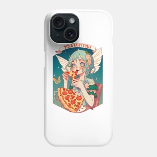 Pizza Fairy Fuel Funny Food Retro Japonese Anime Phone Case