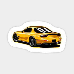 MAZ DA RX7 illustration Magnet