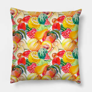 watercolorfruits Pillow