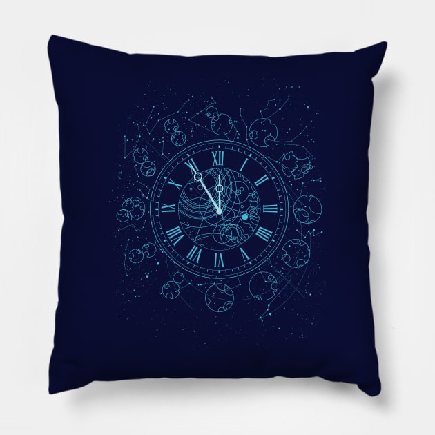 All of Time and Space Pillow by tillieke