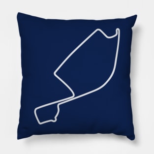 Long Beach Street Circuit [outline] Pillow