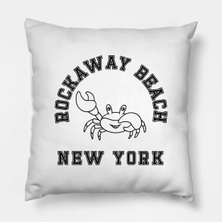 Rockaway Beach Crab (Light Colors) Pillow