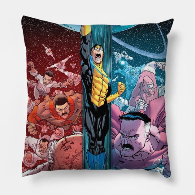 invincible poster Pillow by super villain