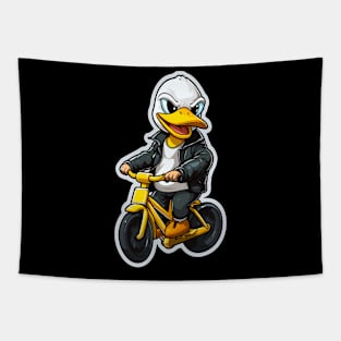 Quack on Wheels Tapestry