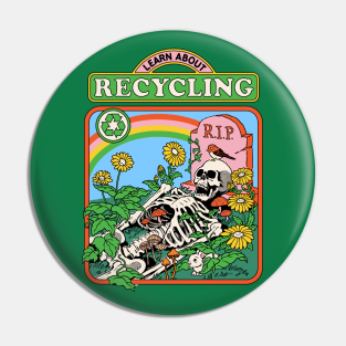 Recycling Pin - Learn About Recycling by StevenRhodes