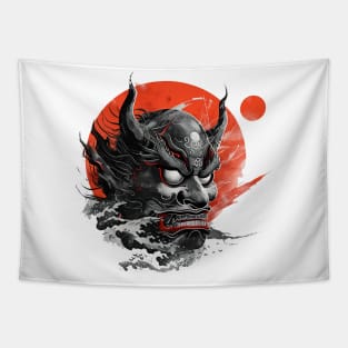 oni mask Tapestry