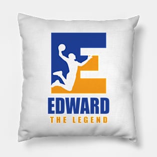 Edward Custom Player Basketball Your Name The Legend Pillow