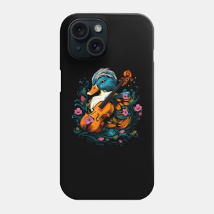 Mandarin Duck Playing Violin Phone Case