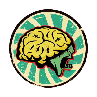 The Brain of a Mad Man Retro Style T-Shirt