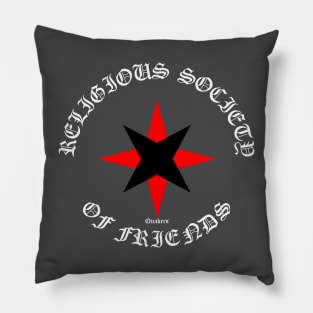 Religious Society Of Friends Quakers Symbol Gothic Pocket Pillow