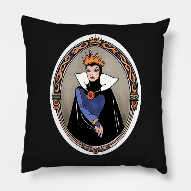 Evil Queen Pillow by GreyDawn