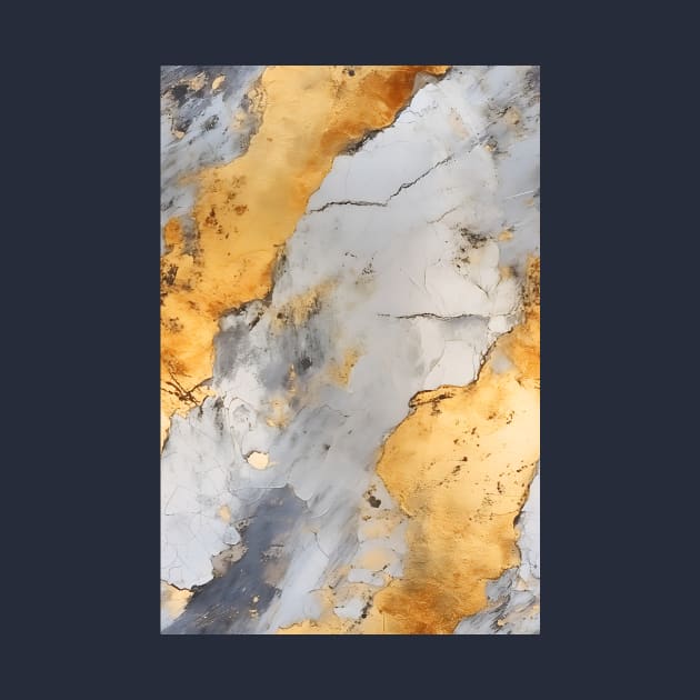 Abstract Golden Marble Texture - 4 by UmagineArts