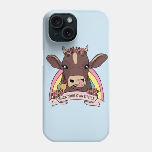 Suck your own titties Phone Case