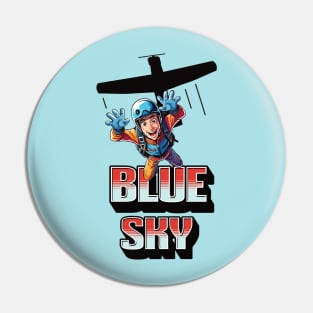 Blue sky Pin