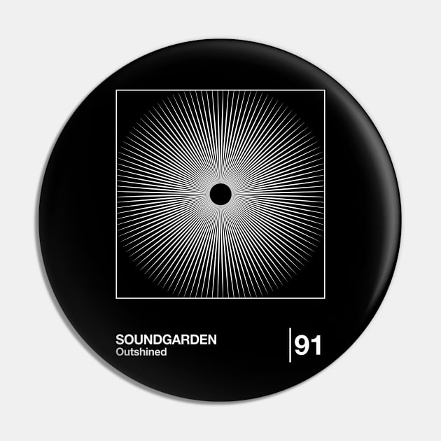 Soundgarden / Minimalist Style Graphic Design Pin by saudade