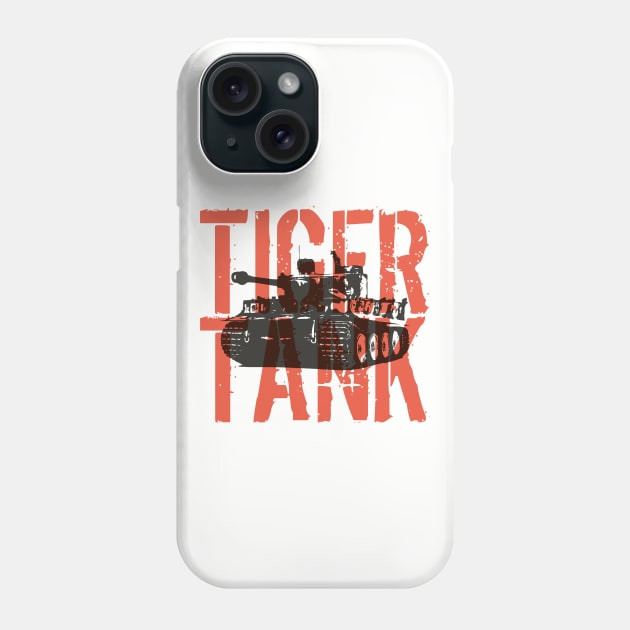 German WW2 Panzer Tiger Tank Phone Case by Distant War