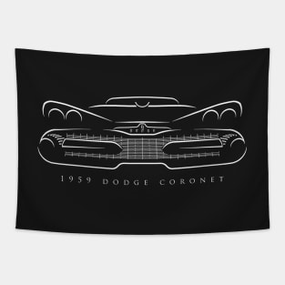 1959 Dodge Coronet - Stencil Tapestry