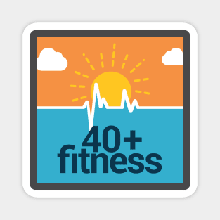 40+ Fitness Logo Magnet