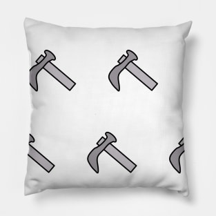 Pullet, repair, construction, tool, work, seamless, pattern Pillow