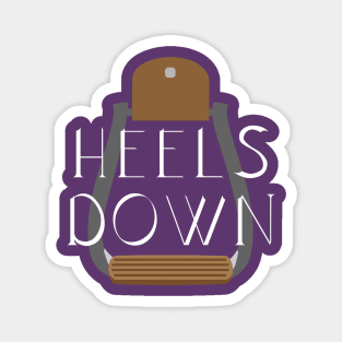 Heels Down - Horse Lovers Design Magnet