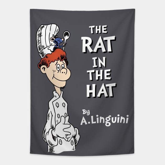 The Rat in the Hat - Cartoon Chef - Linguini Tapestry by Nemons