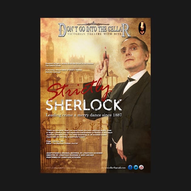 Don't Go Into The Cellar - Sherlock Poster by mxpublishing