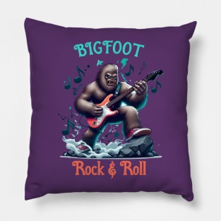 Bigfoots Rock Concert Pillow