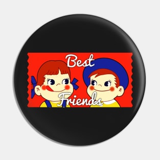 Peko-chan & Poco-chan Best Friends Pin