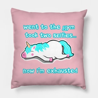 Gym Selfies Pillow