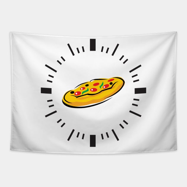 pizza time Tapestry by graphicganga