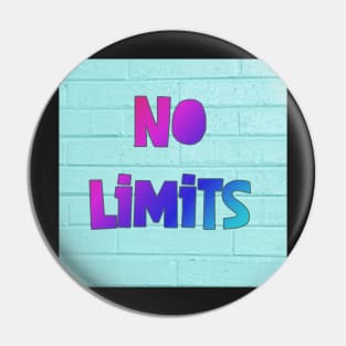 No Limits- Rainbow Pin