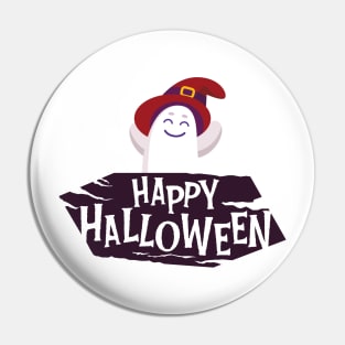 Happy and aswome Halloween Pin