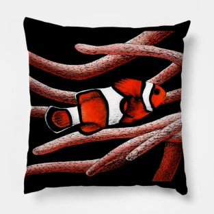 Clownfish and anemone Pillow