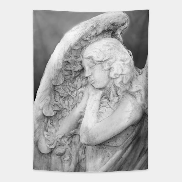 Sleeping angel Tapestry by iyd39