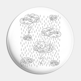 Noncolored Fairytale Weather Forecast Print Pin